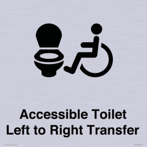 Accessible Toilet with Left to Right Transfer